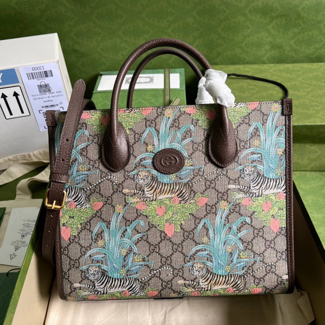 Gucci Tiger GG Small Tote Bag 659983 Replica - DEEPREPS