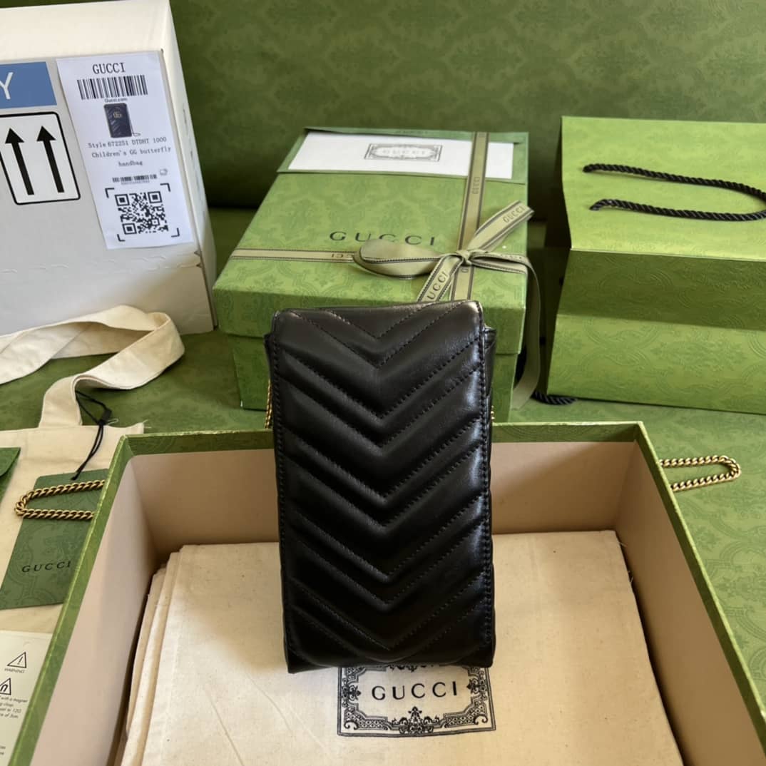 Gucci GG Marmont Matelassé Mini Bag Replica 672251 - DEEPREPS