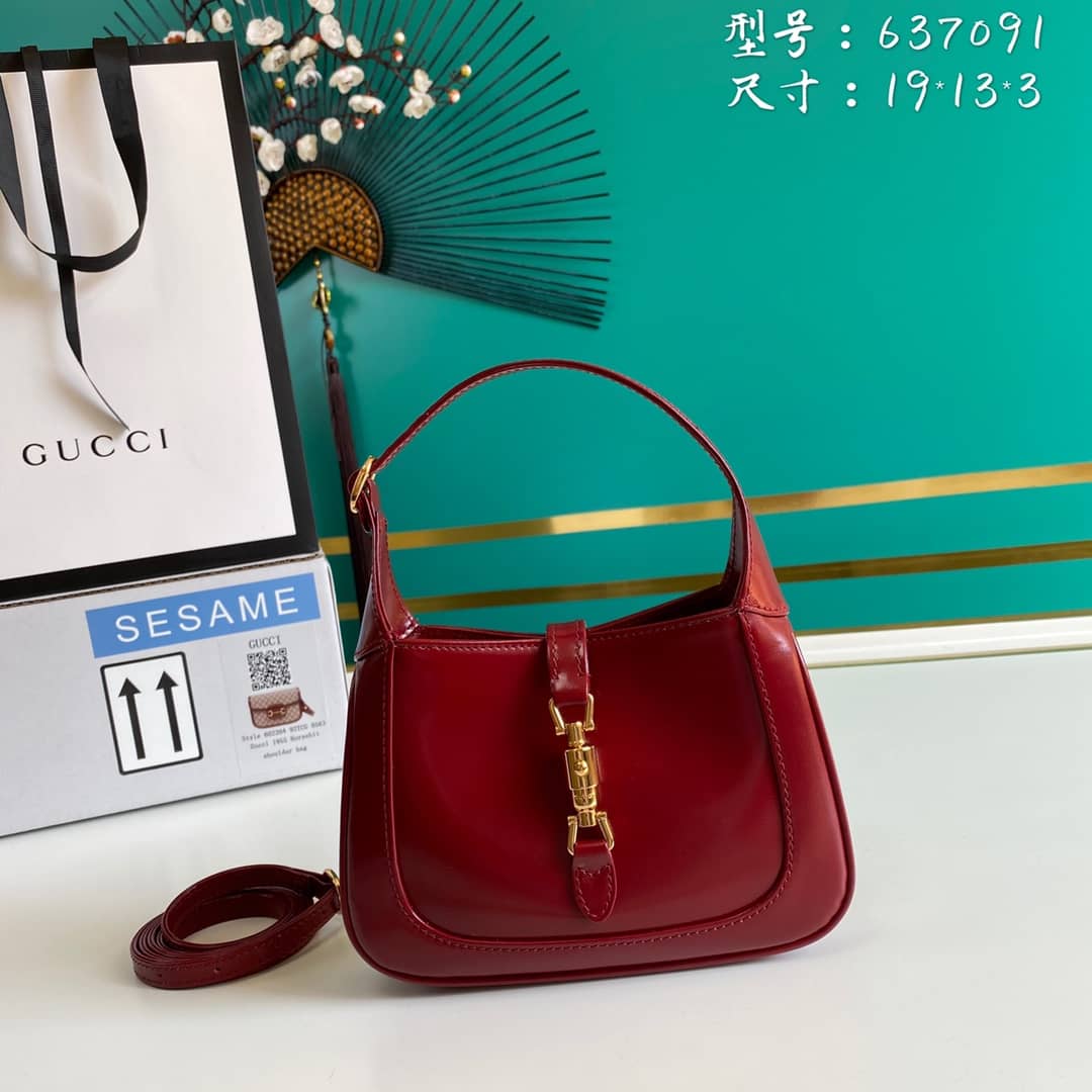 Gucci Jackie 1961 Mini Shoulder Bag Hobo Replica 637091 - DEEPREPS