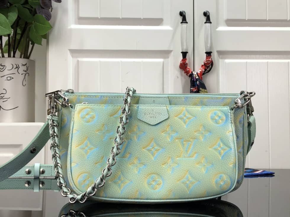 Louis Vuitton Multi Pochette Accessoires Water Green M46180 Replica - DEEPREPS