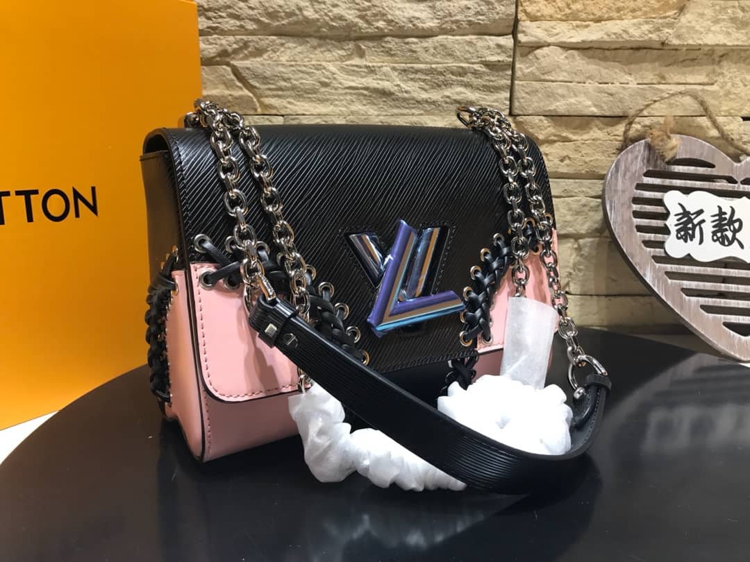 Louis Vuitton Replica Twist MM Epi Leather Bag Pink - DEEPREPS