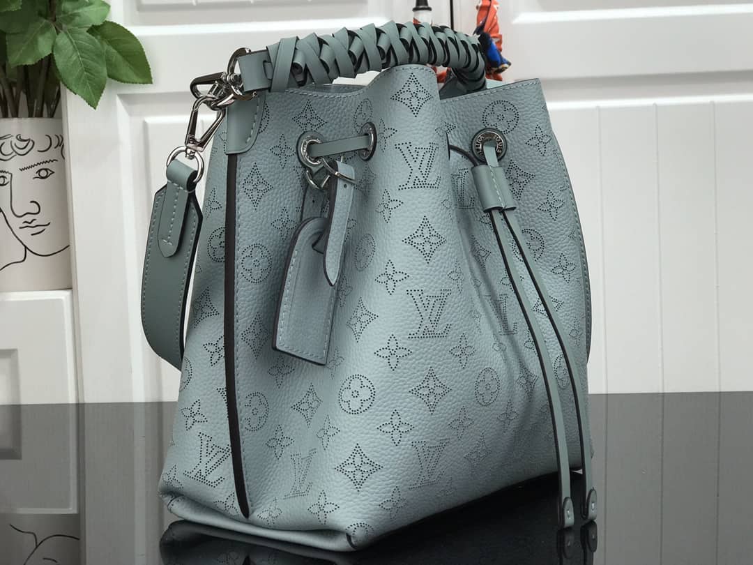 Louis Vuitton Mahina Muria Replica Handbag Blue M55801 - DEEPREPS