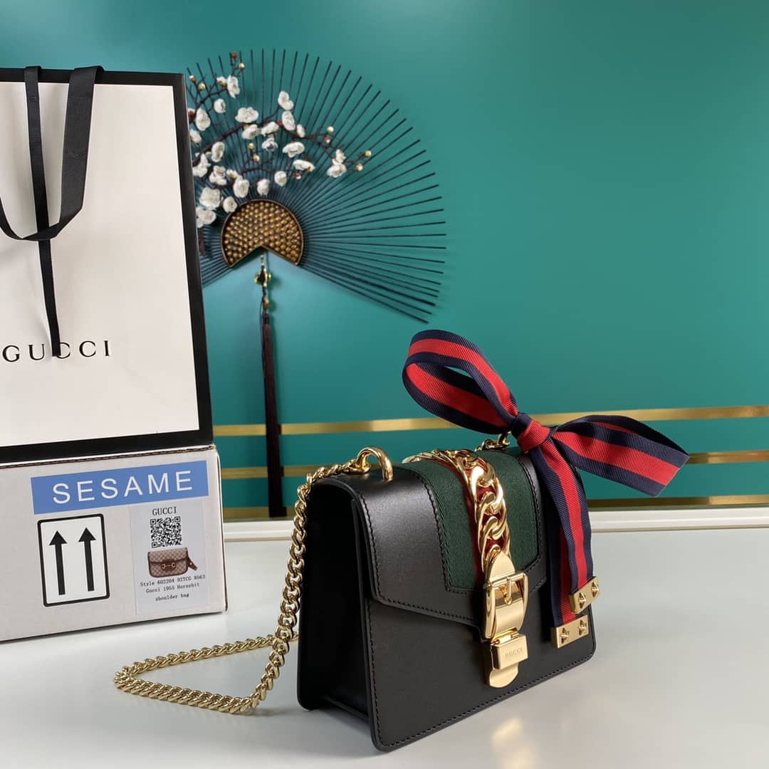 Gucci Sylvie Mini Chain Shoulder Bag Replica 431666 - DEEPREPS
