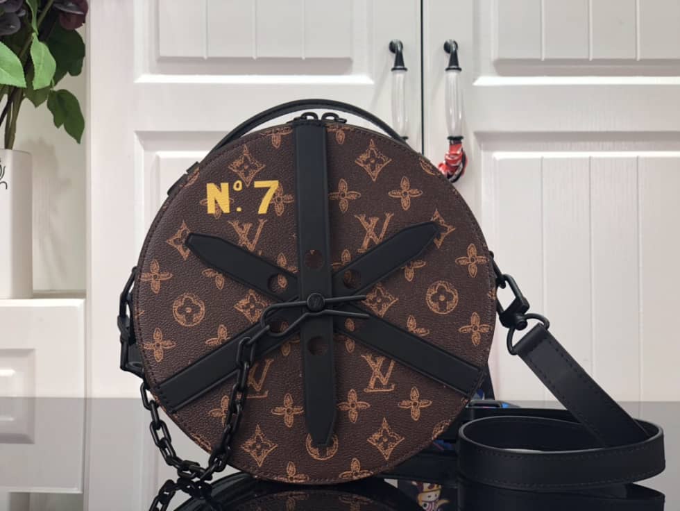 Louis Vuitton Wheel Box Monogram Brown M59706 Replica Crossbody Bag - DEEPREPS