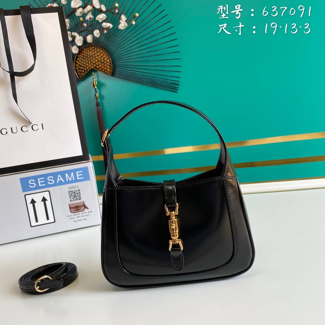 Gucci Jackie 1961 Mini Shoulder Bag Hobo Replica 637091 - DEEPREPS