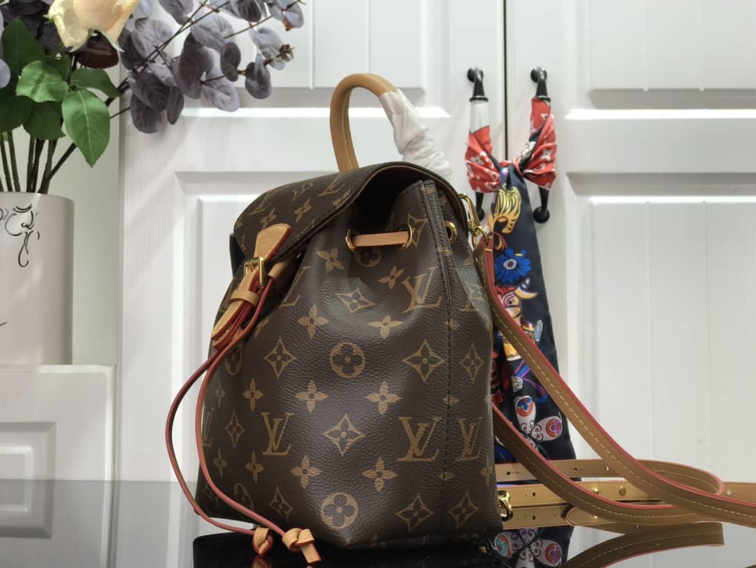 Louis Vuitton Montsouris BB Monogram Replica Backpack Brown M45502 - DEEPREPS