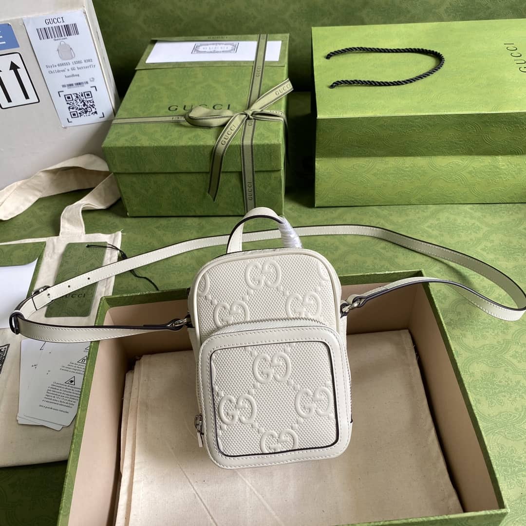 Gucci GG Embossed Mini Bag Replica 658553 - DEEPREPS