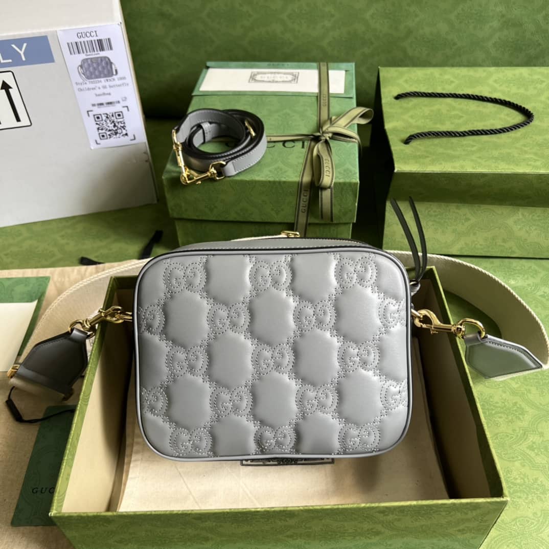 Gucci GG Matelassé Leather Shoulder Crossbody Handbag 702234 Replica - DEEPREPS