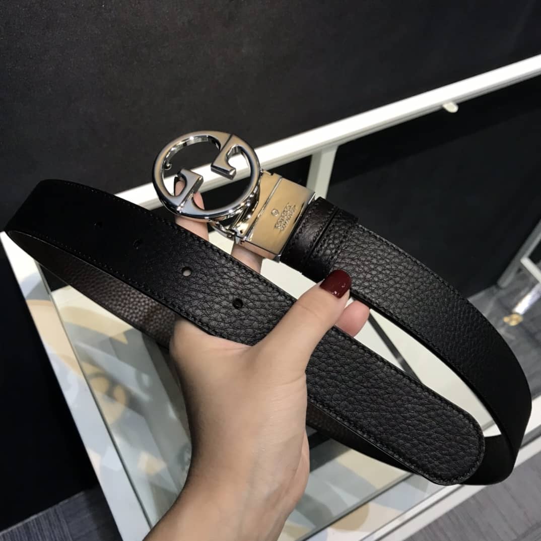 Replica Gucci Buckle Belt 37mm - DEEPREPS