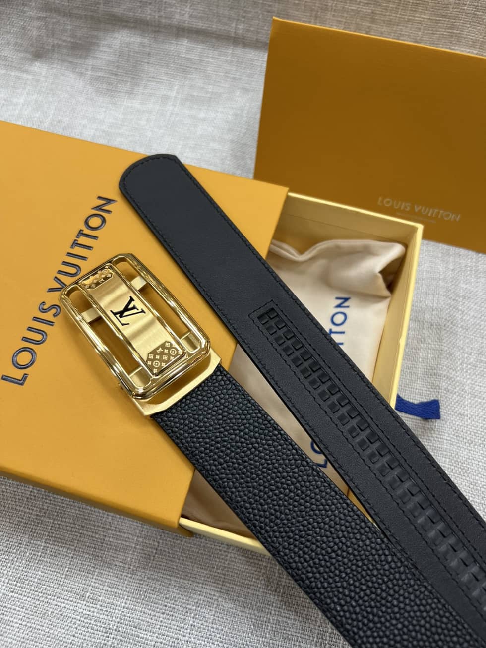 Replica Louis Vuitton Belt Logo 35mm - DEEPREPS