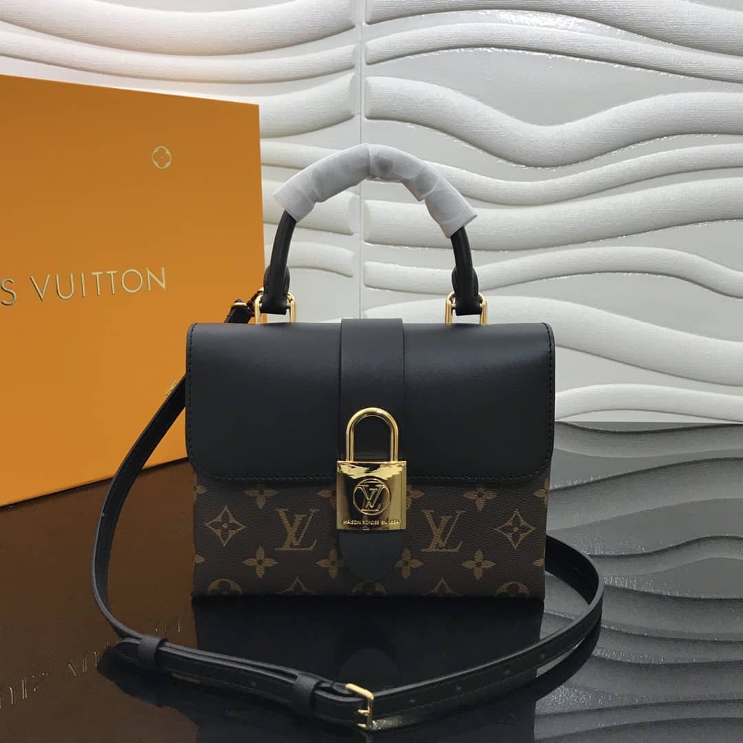 Louis Vuitton Locky BB Replica Crossbody Bag Black M44321 - DEEPREPS