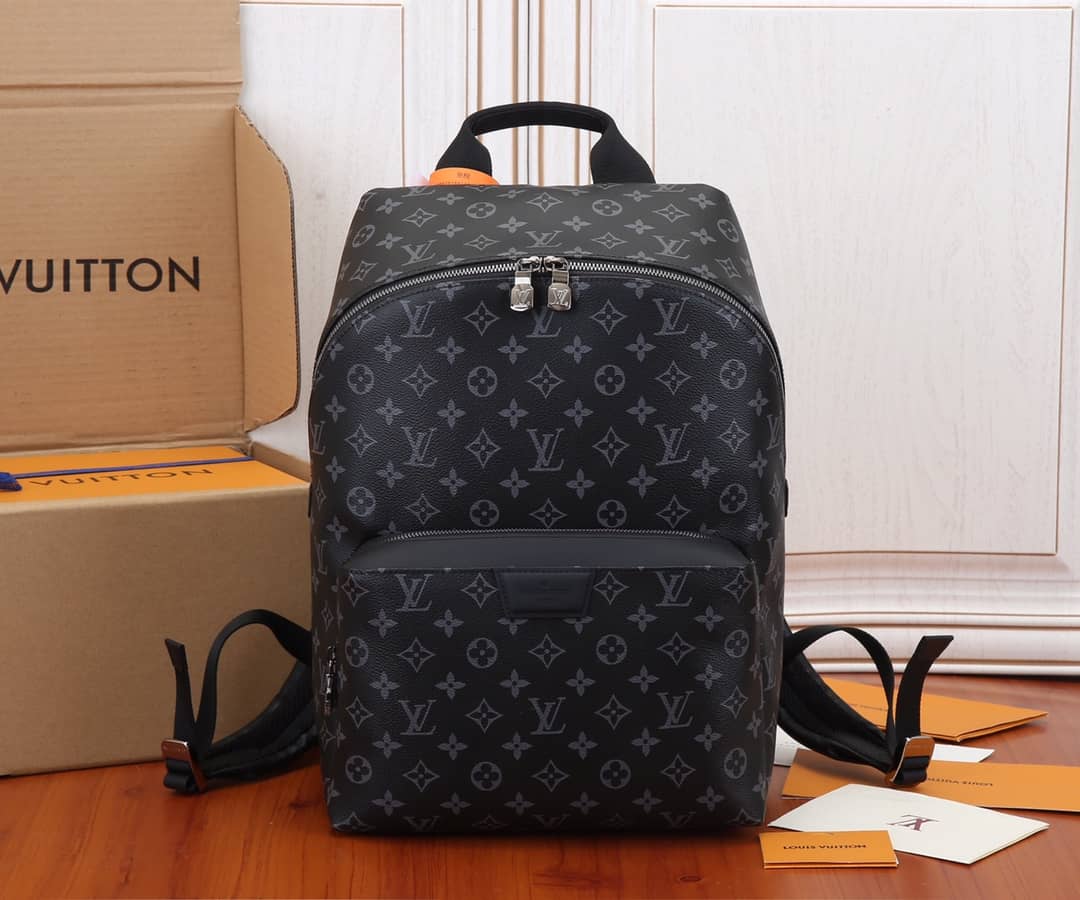 LV Backpack Replica Discovery Backpack PM Monogram Eclipse Canvas M43186 - DEEPREPS
