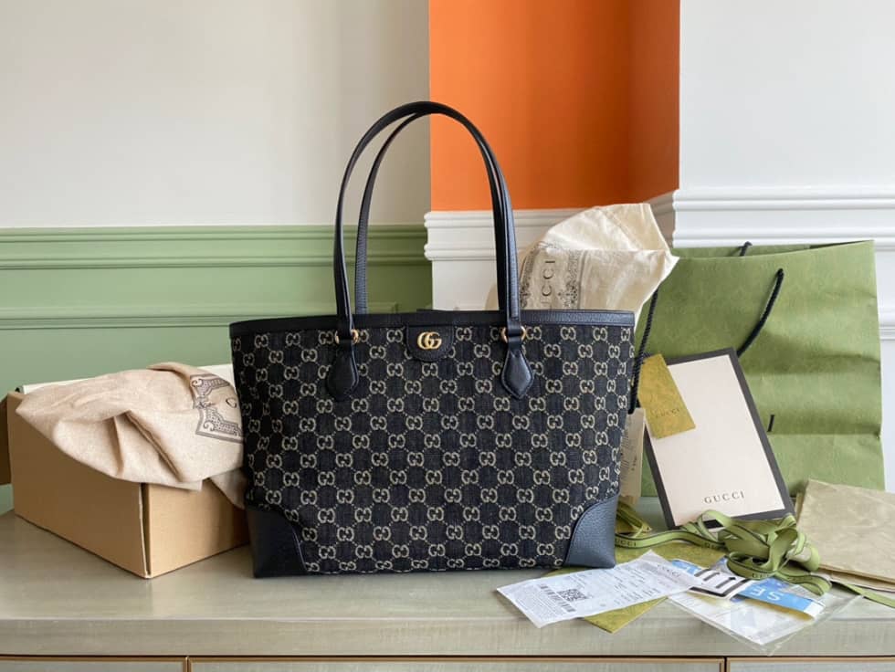 Gucci Ophidia Medium GG Supreme Canvas Tote Bag 631685 Replica - DEEPREPS