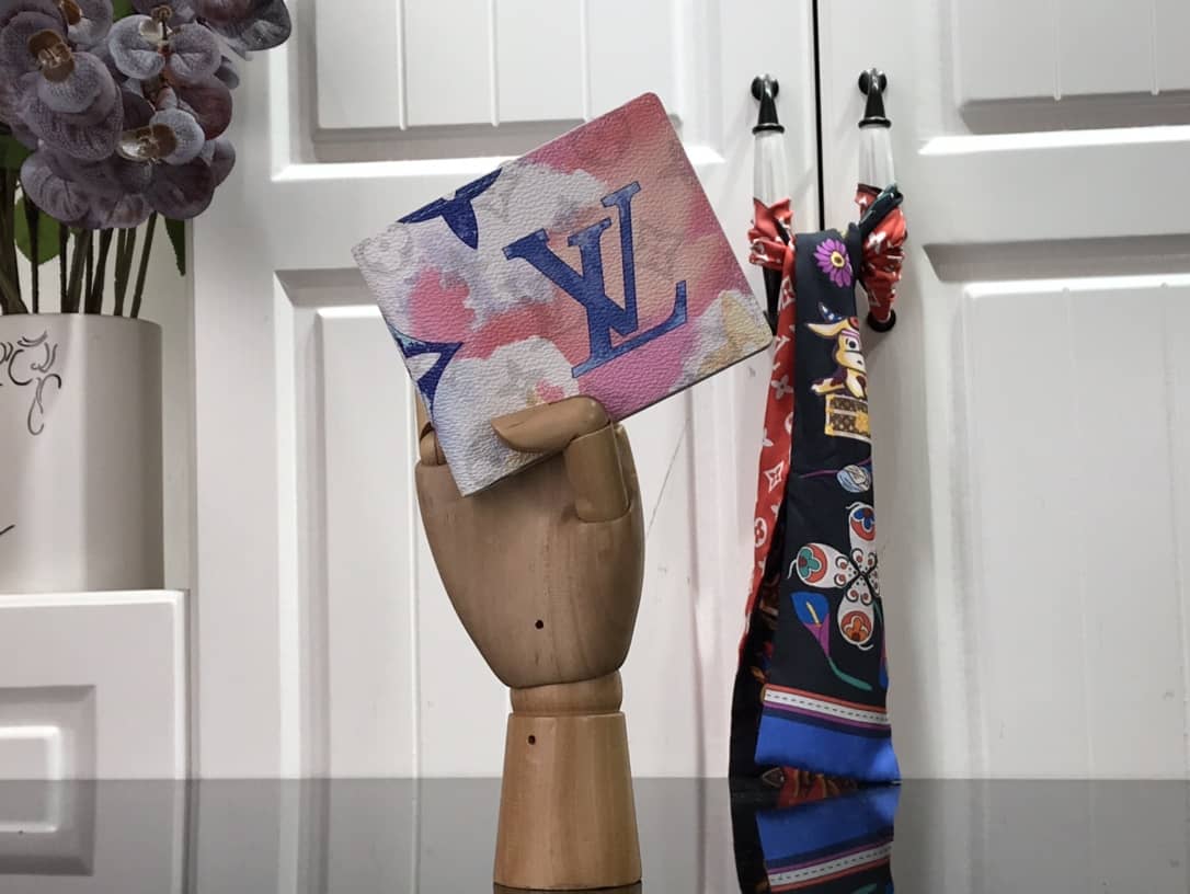 Louis Vuitton Multiple Wallet Monogram Canvas Replica Pink M80458 - DEEPREPS