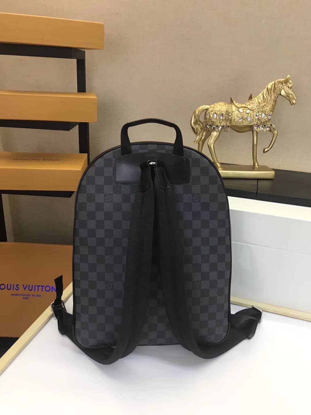 Louis Vuitton Damier Graphite Josh Replica Backpack N41473 - DEEPREPS