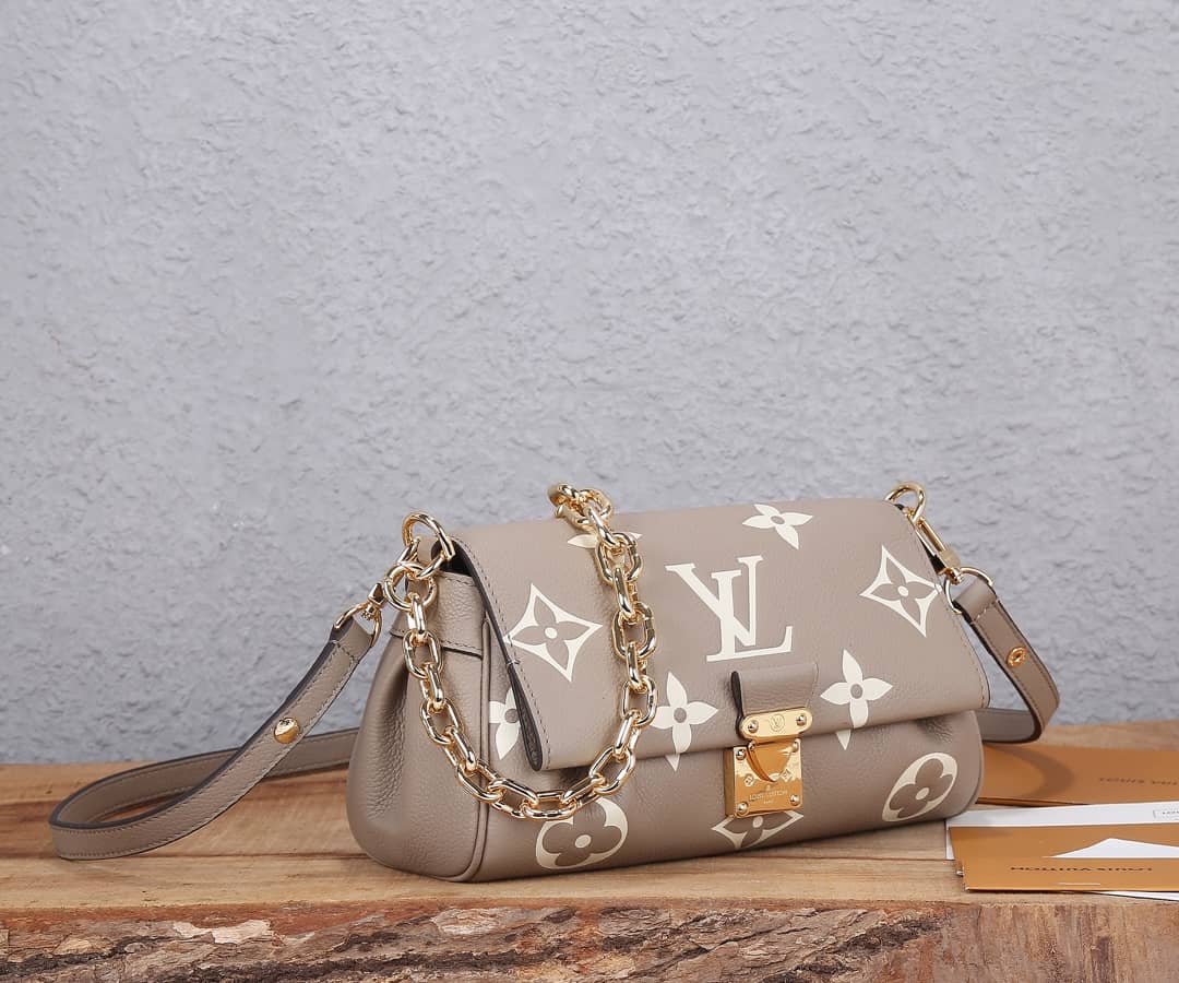 Louis Vuitton Monogram Empreinte Leather Favorite Replica Shoulder Bag M45836 - DEEPREPS