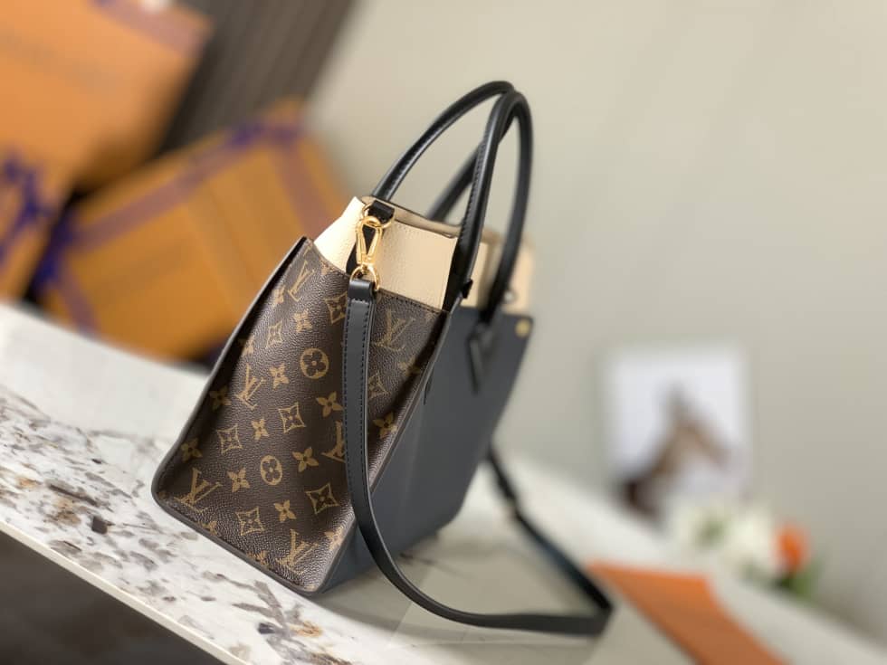 Louis Vuitton On My Side MM Noir M53823 Replica Shoulder Bag - DEEPREPS