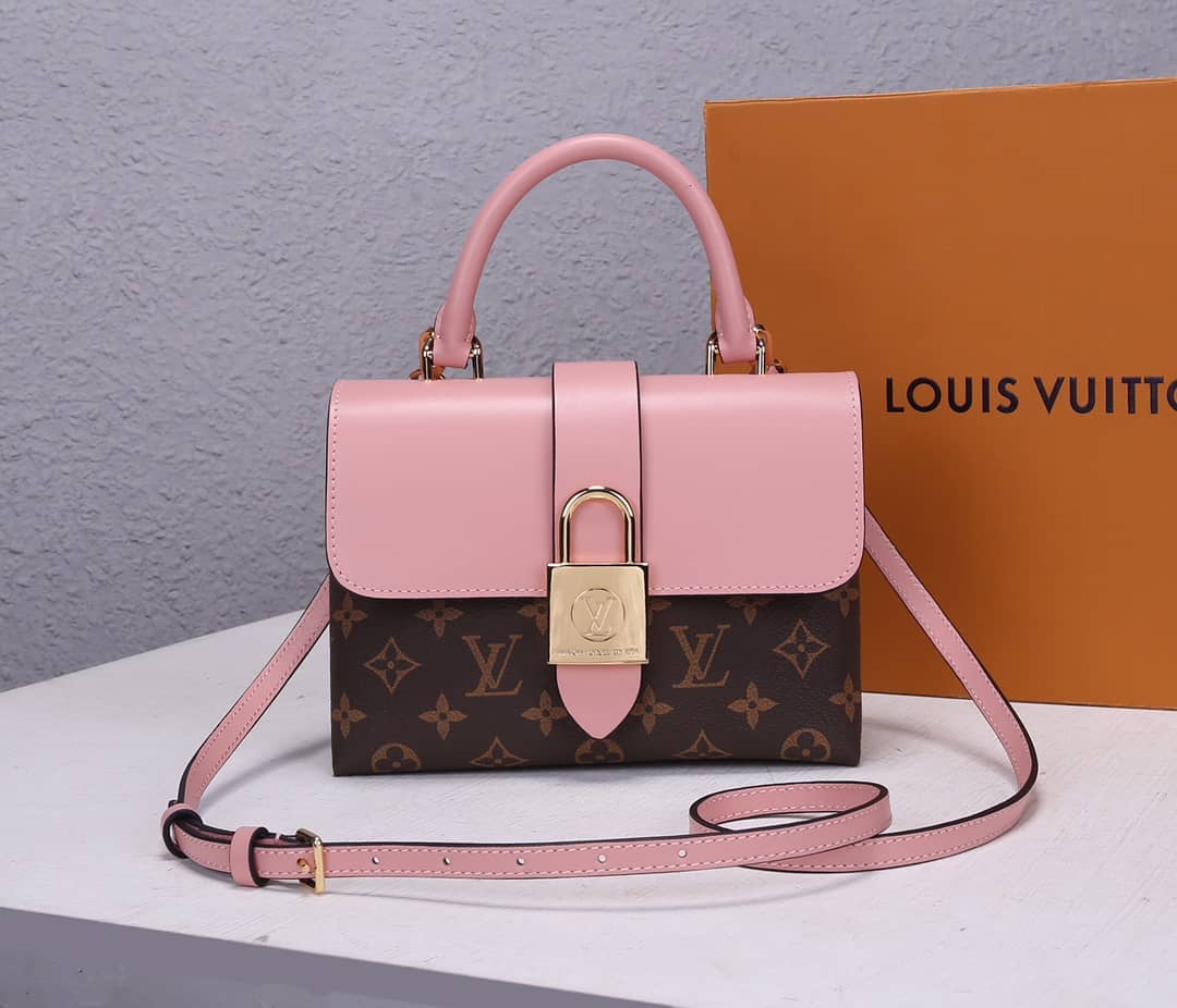 Louis Vuitton Locky BB 2way Replica Shoulder Bag Pink M44141 - DEEPREPS