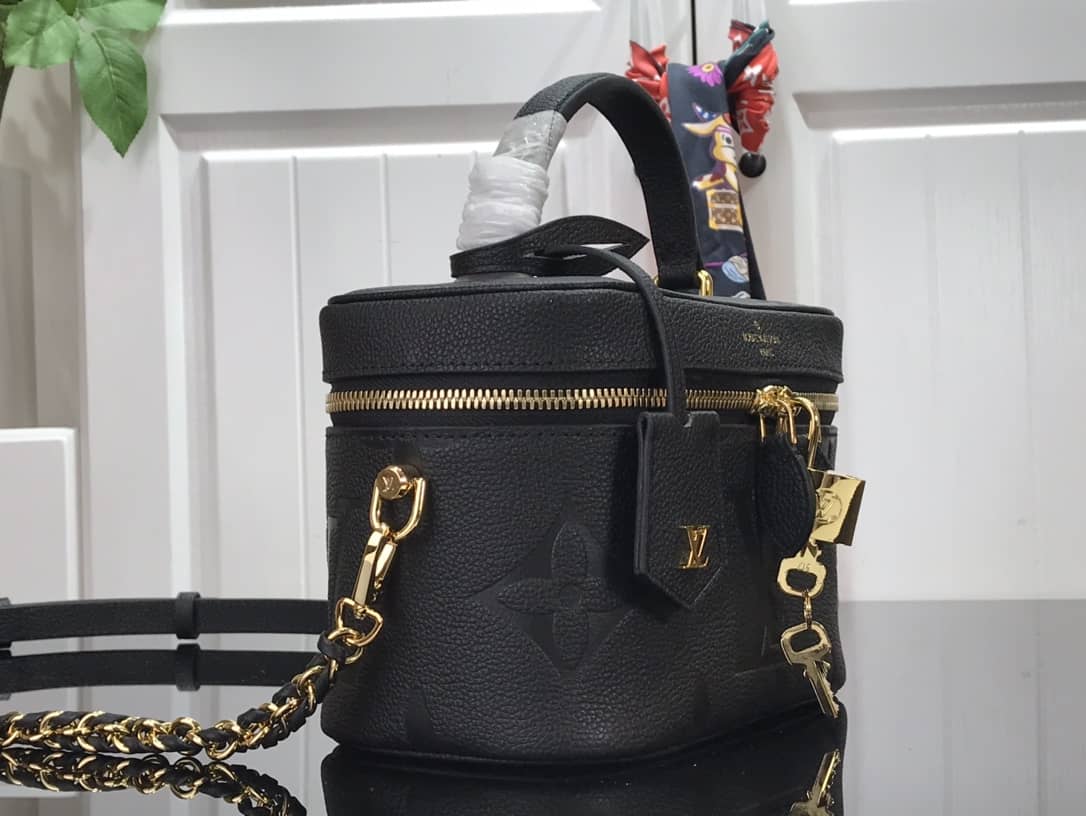 Louis Vuitton Vanity PM Monogram Empreinte Leather Crossbody Bag Replica M45598 - DEEPREPS