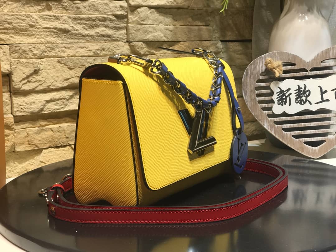 Louis Vuitton Twist MM Bag Yellow M50296 Replica - DEEPREPS