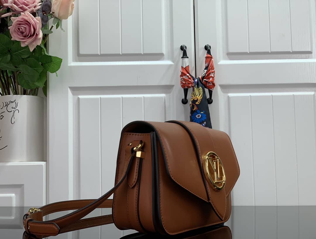 Louis Vuitton Pont 9 Soft Calfskin Leather Red M55948 Replica Crossbody Bag - DEEPREPS