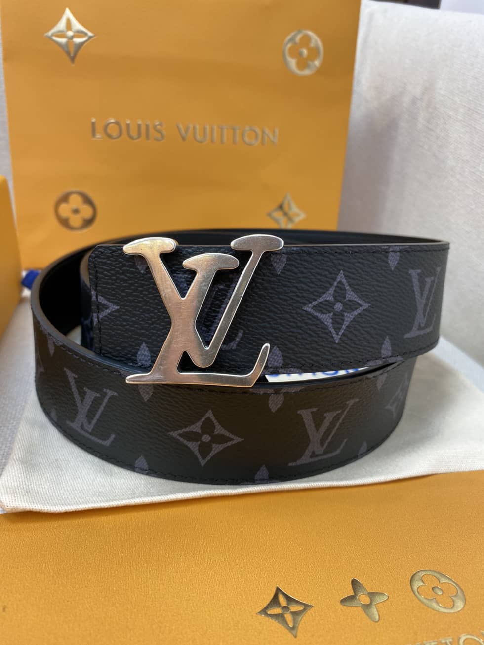 Replica Louis Vuitton Buckle Belt 40mm - DEEPREPS