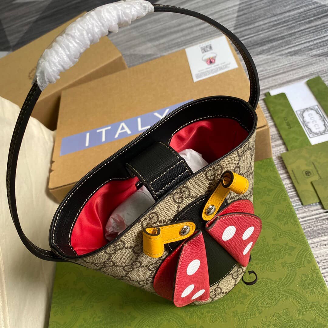 Gucci Children Ladybug Bucket Bag Replica 666277 - DEEPREPS