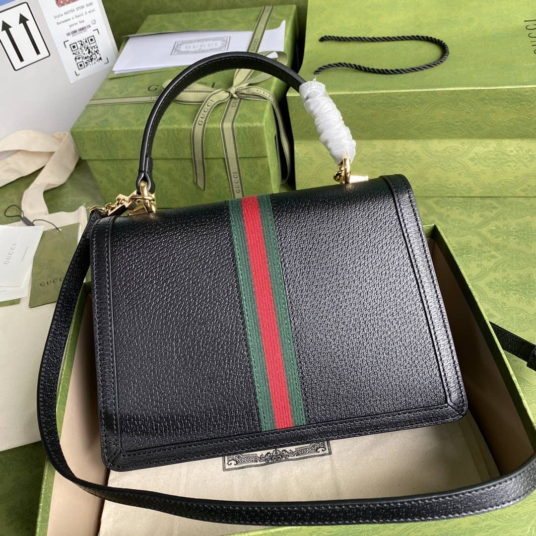 Gucci Ophidia Web Small Top Handle Bag Replica 651055 - DEEPREPS