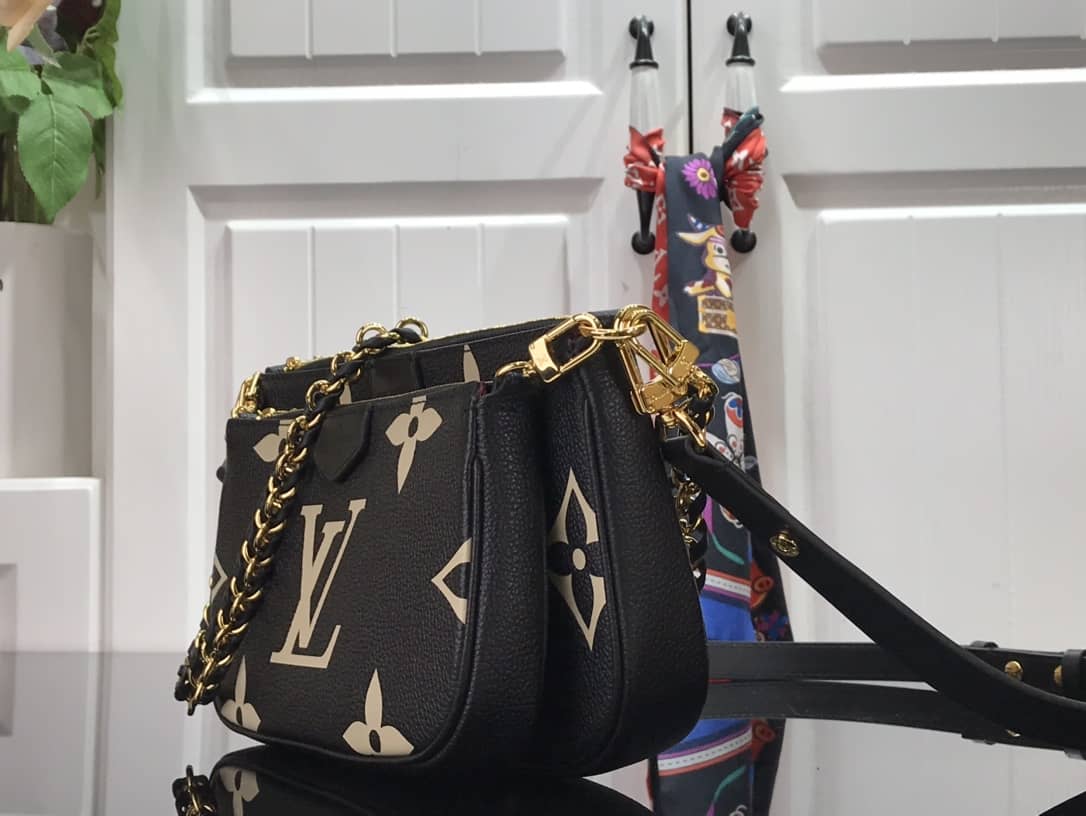 Louis Vuitton Pochette Discovery Compact Replica Wallet Black M57630 - DEEPREPS