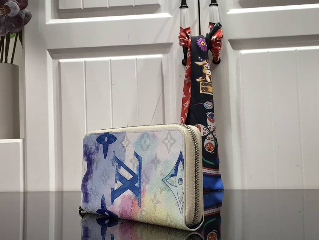 Louis Vuitton Wallet Dupe Zippy Watercolor MonogramM80499 - DEEPREPS