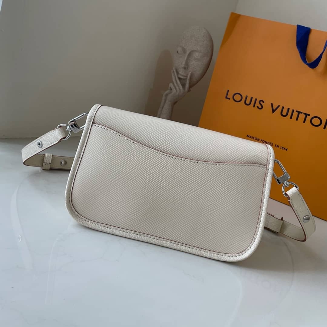 Louis Vuitton Buci Epi Leather White M59457 Replica Crossbody Bag - DEEPREPS