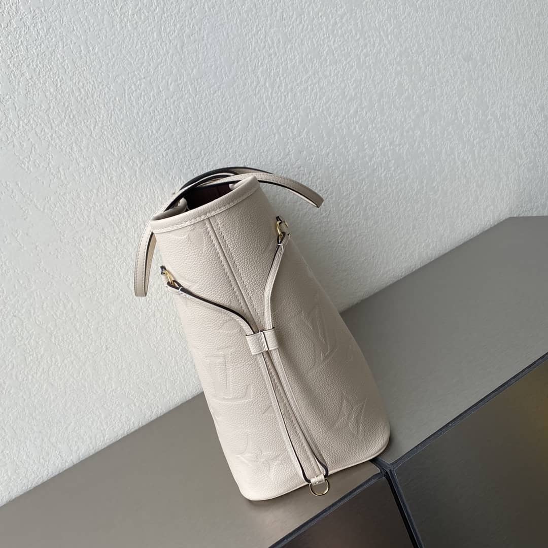 Louis Vuitton Neverfull Dupe MM Monogram Empreinte Leather Bag M45685 - DEEPREPS