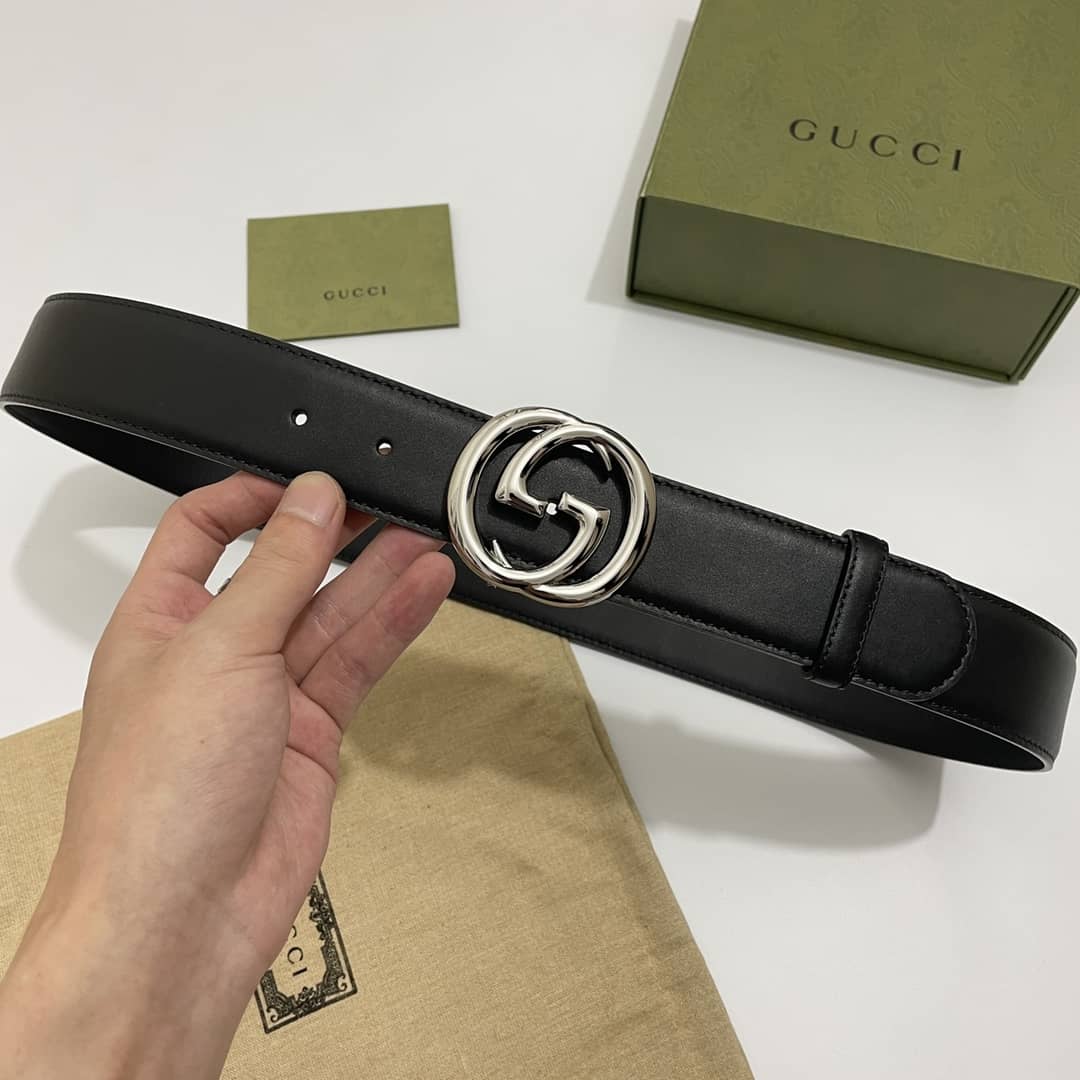 Knockoff Gucci Logo Belt 40mm - DEEPREPS