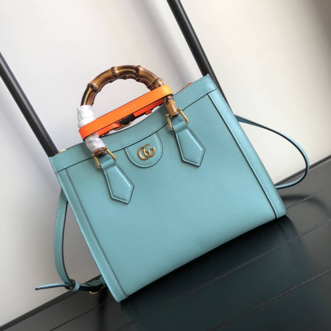 Gucci Diana Small Tote Replica Green 660195 - DEEPREPS