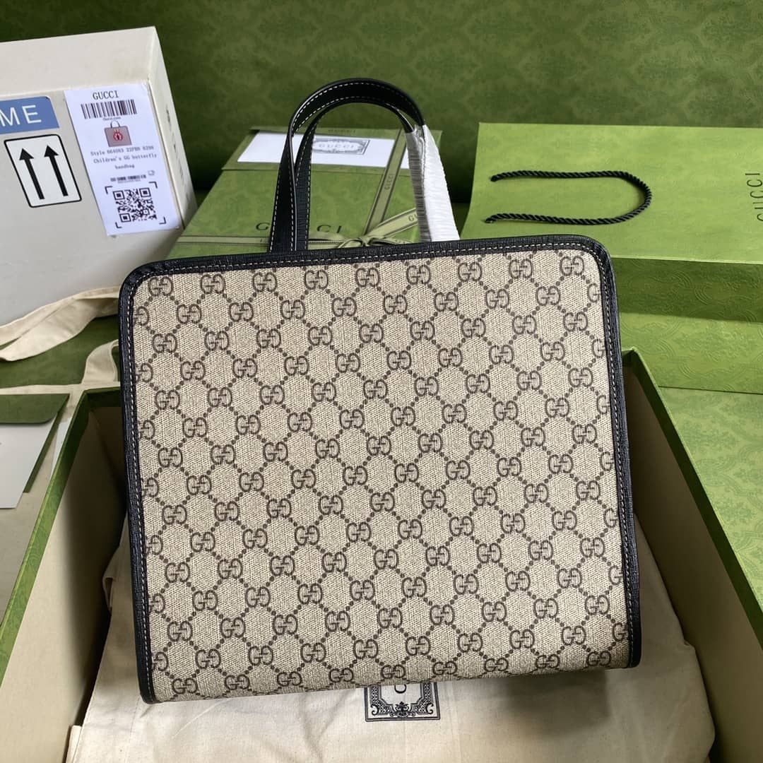Gucci GG Supreme Children Ladybug Canvas Tote Replica 664083 - DEEPREPS