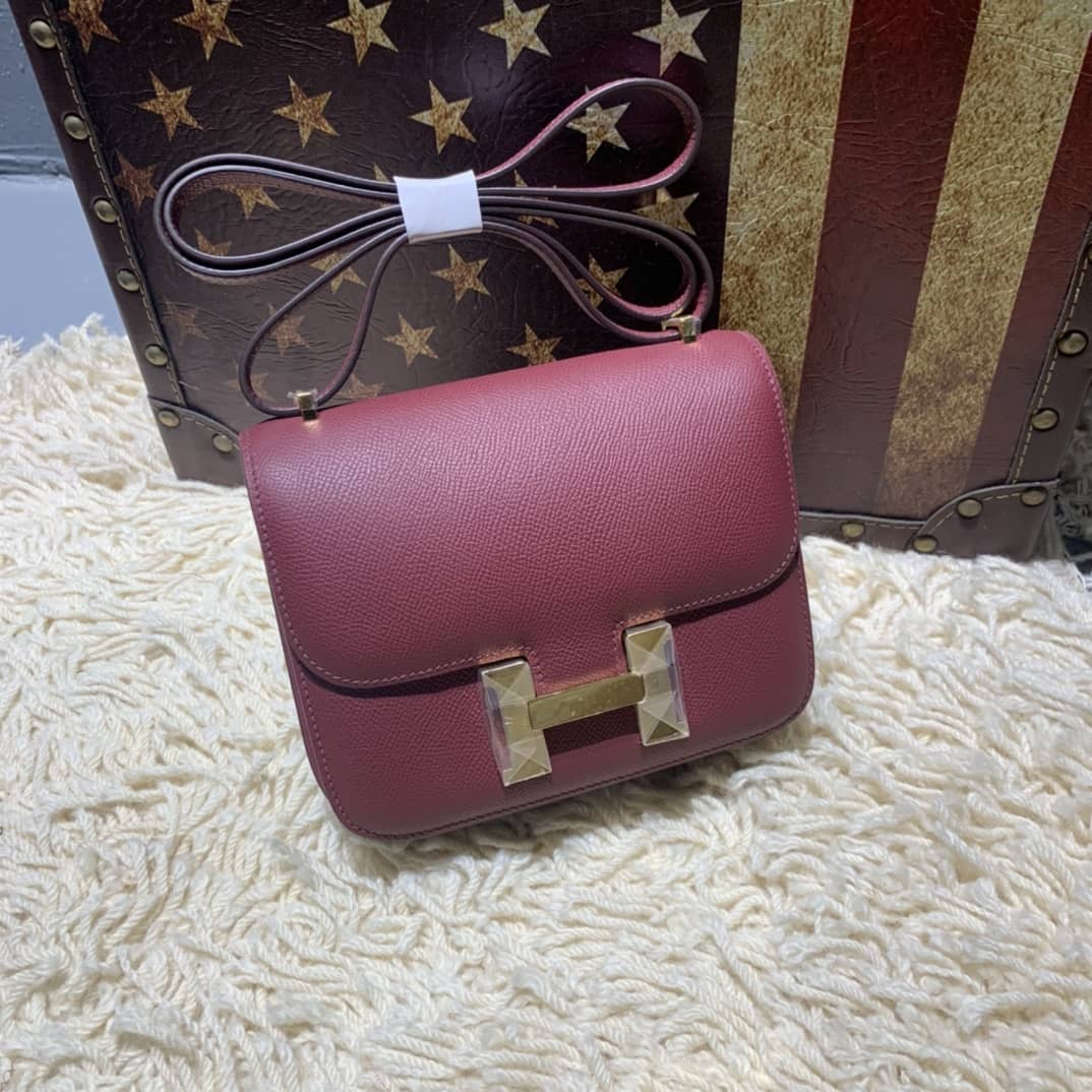 Hermes Replica Constance Bag 18CM Epsom Leather - DEEPREPS