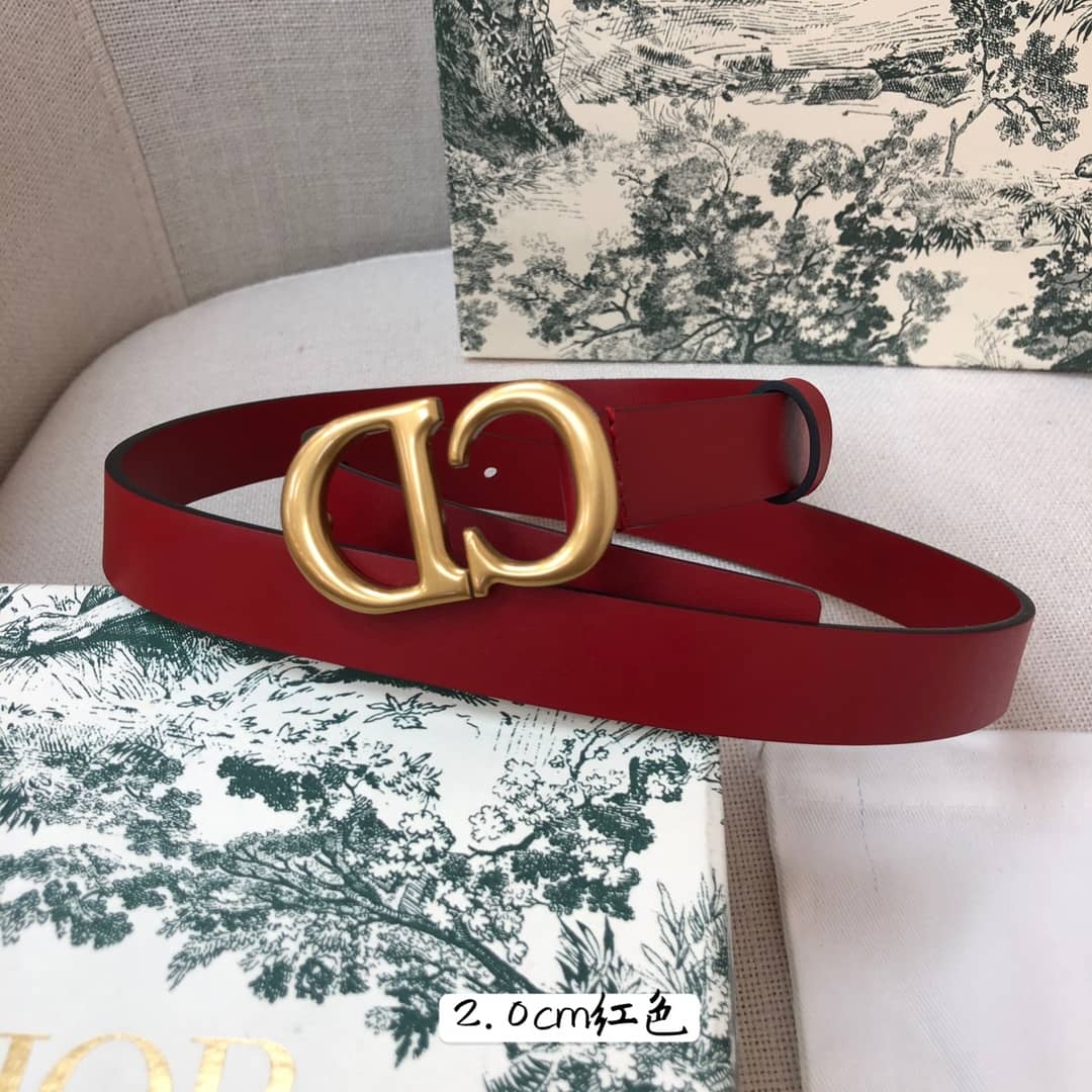 Knockoff Dior Logo Belt 20mm For Lady - DEEPREPS