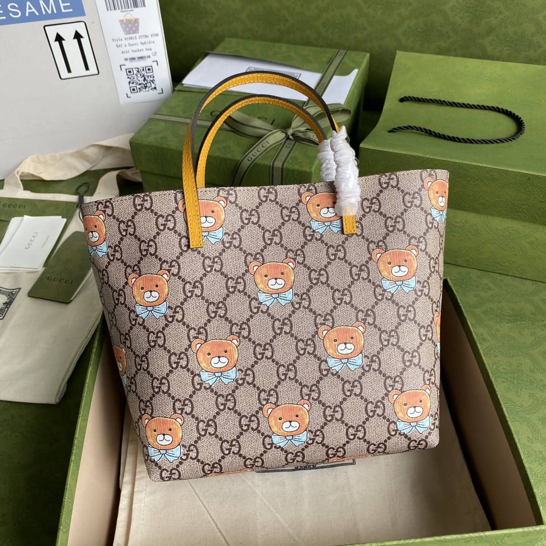 Gucci Children GG Supreme Tote Replica 410812 - DEEPREPS