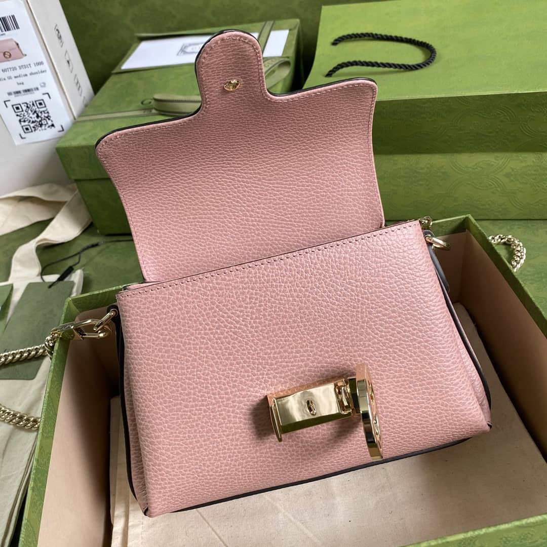 Gucci Single Chain Messenger Shoulder Bag Replica 607720 - DEEPREPS