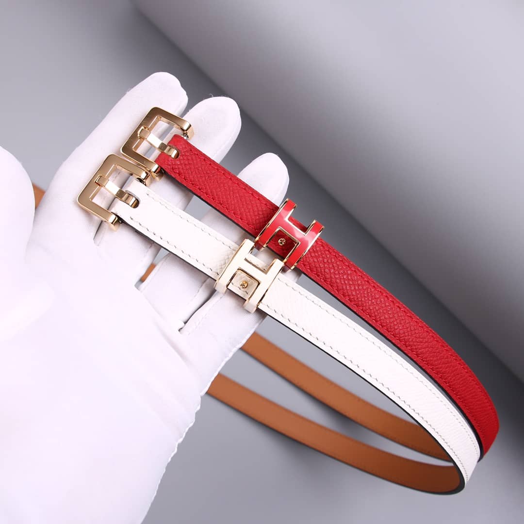 Knockoff Hermes Logo Belt 15mm For Lady - DEEPREPS