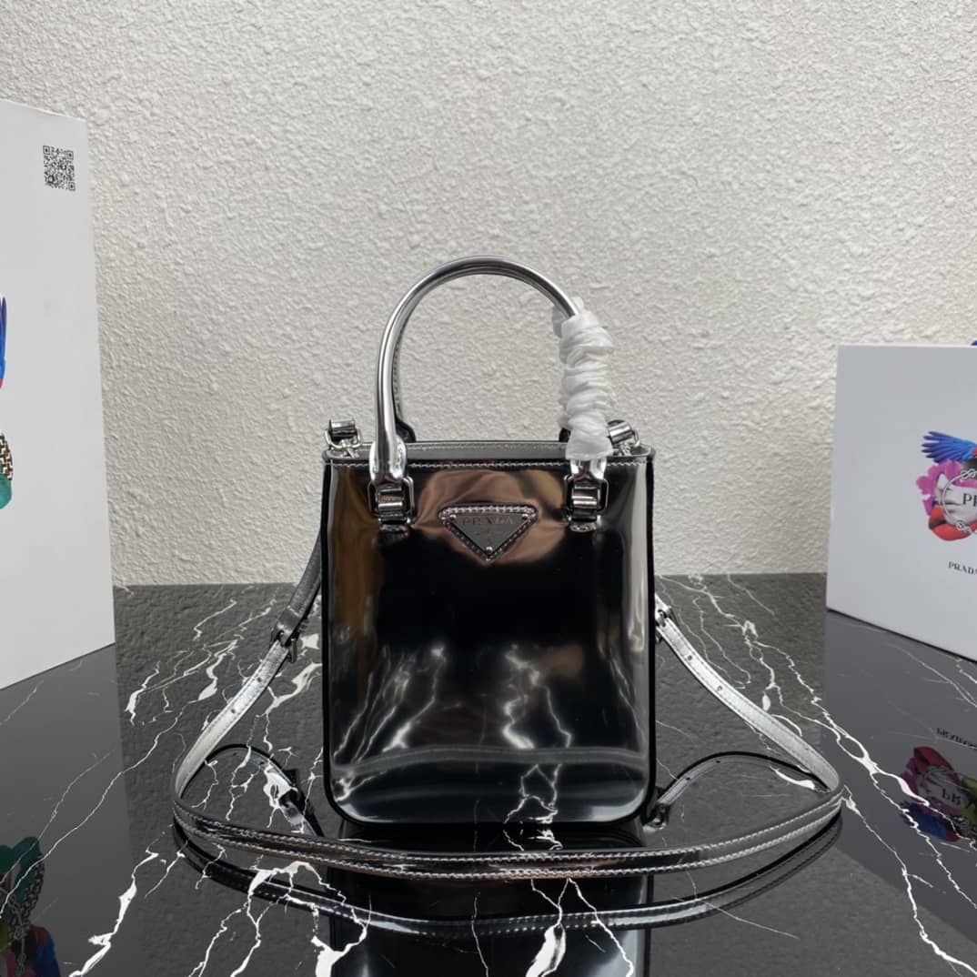 Prada Raffia Tote Dupe Small Brushed Leather Replica Tote - DEEPREPS