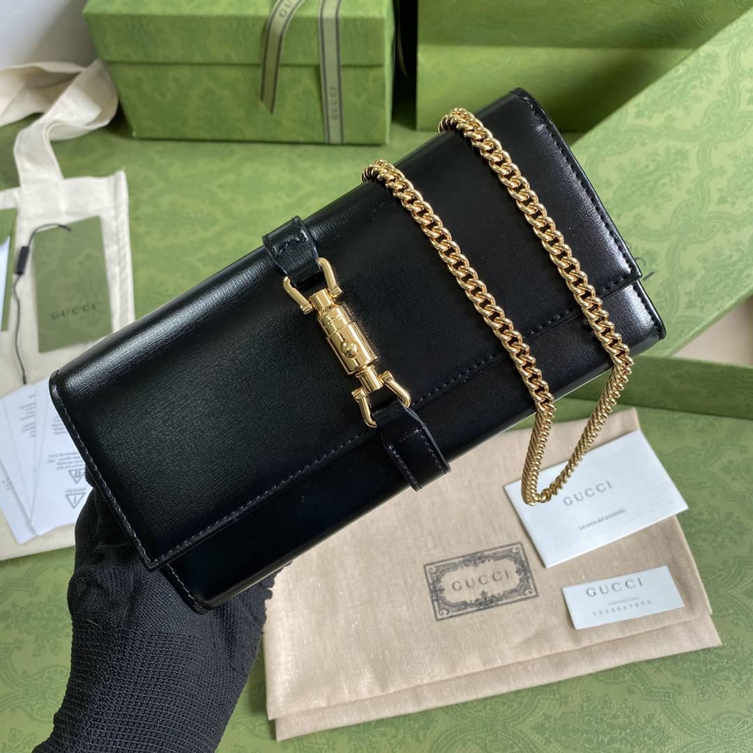Gucci Jackie 1961 Shoulder Bag Chain Wallet Replica 652681 - DEEPREPS
