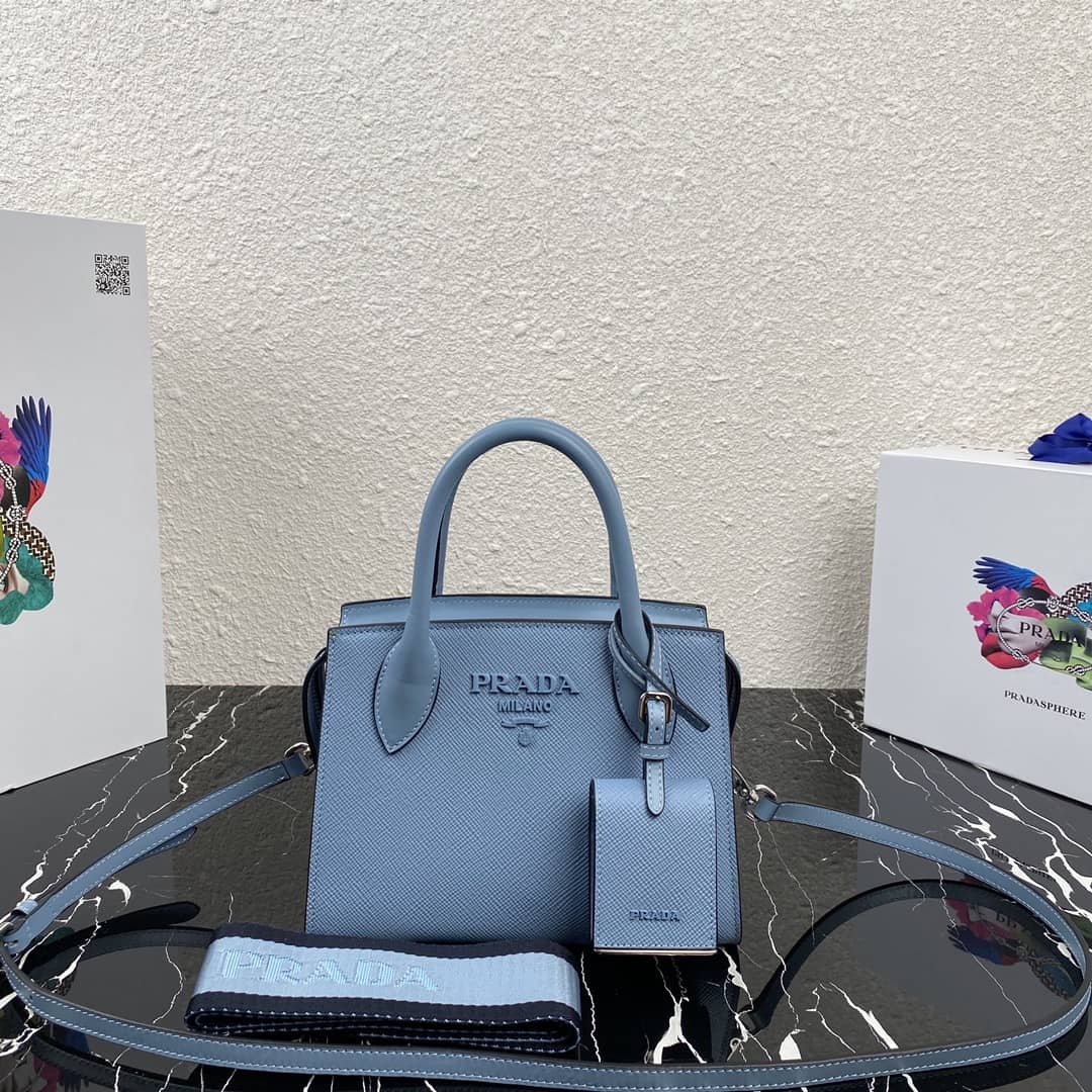 Prada Saffiano Leather Monochrome Replica Bag - DEEPREPS