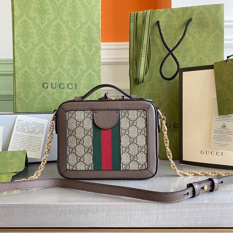 Gucci GG Supreme Ophidia Mini Camera Bag Replica 602576 - DEEPREPS