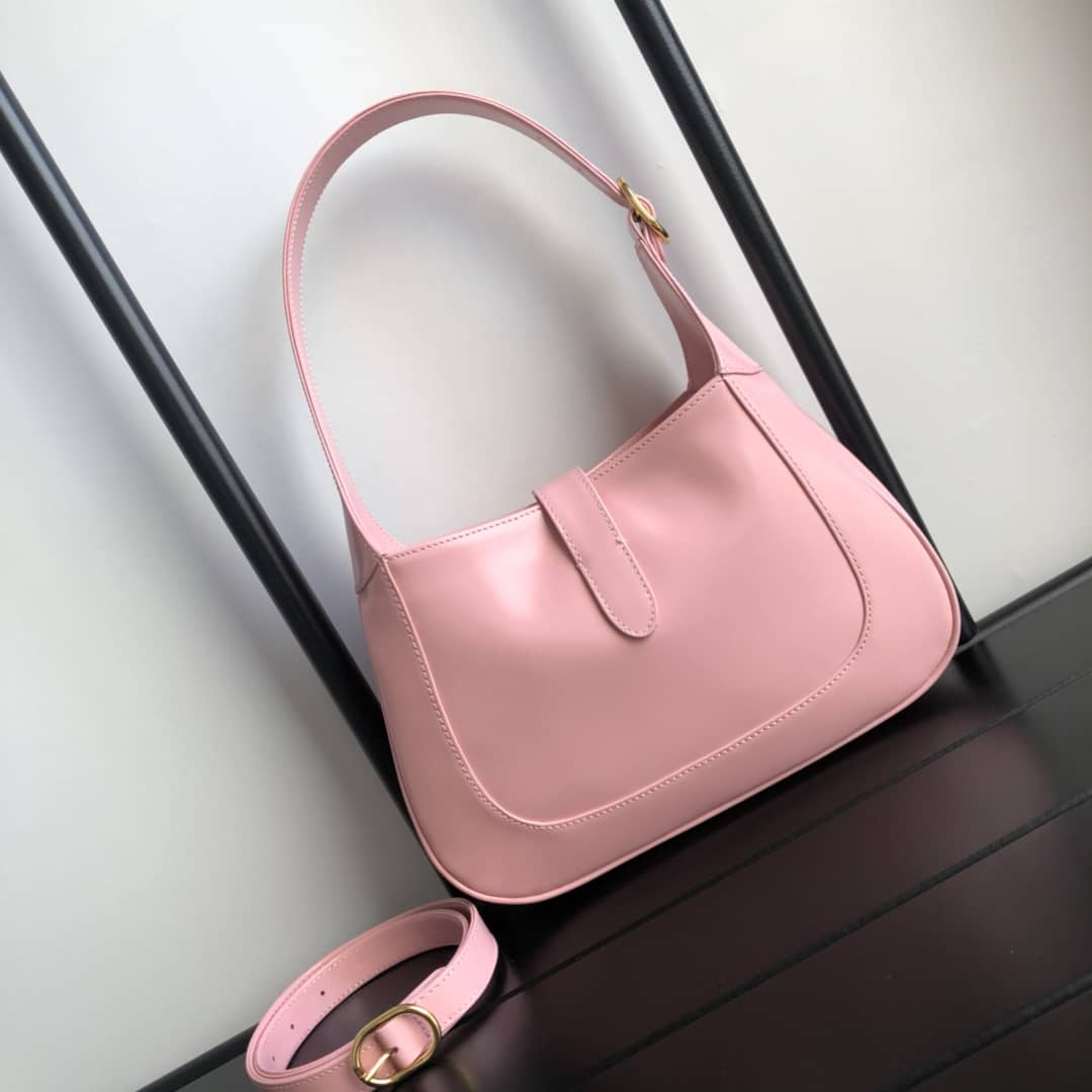 Gucci GG Jackie 1961 Small Hobo Shoulder Bag Replica Pink 636709 - DEEPREPS
