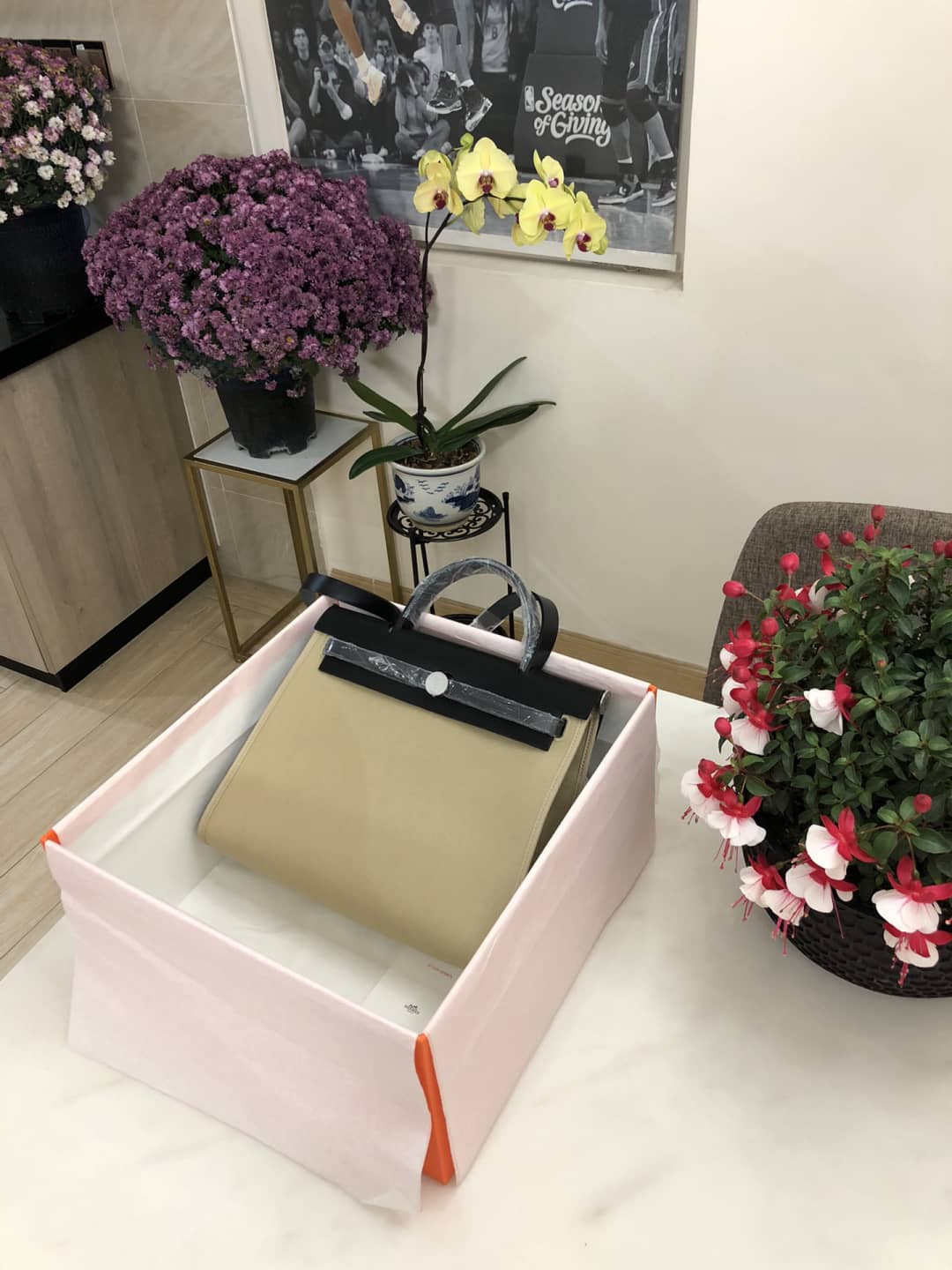 Hermes Bag Replica 31 Canvas Leather  HerBag - DEEPREPS