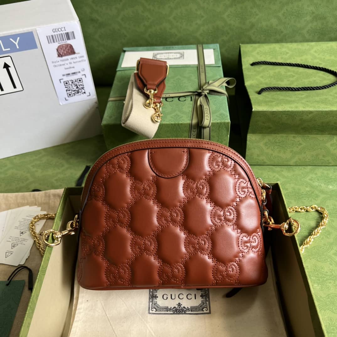 Gucci GG Matelassé Leather Mini 702229 Replica Shoulder Bag - DEEPREPS