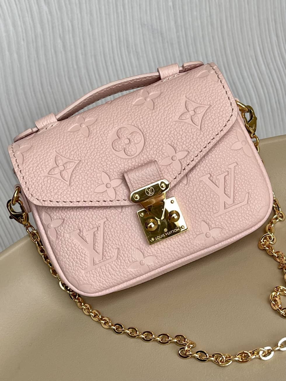 Louis Vuitton Micro Métis Monogram Empreinte Leather 2WAY Chain M81389 Replica Crossbody Bag - DEEPREPS