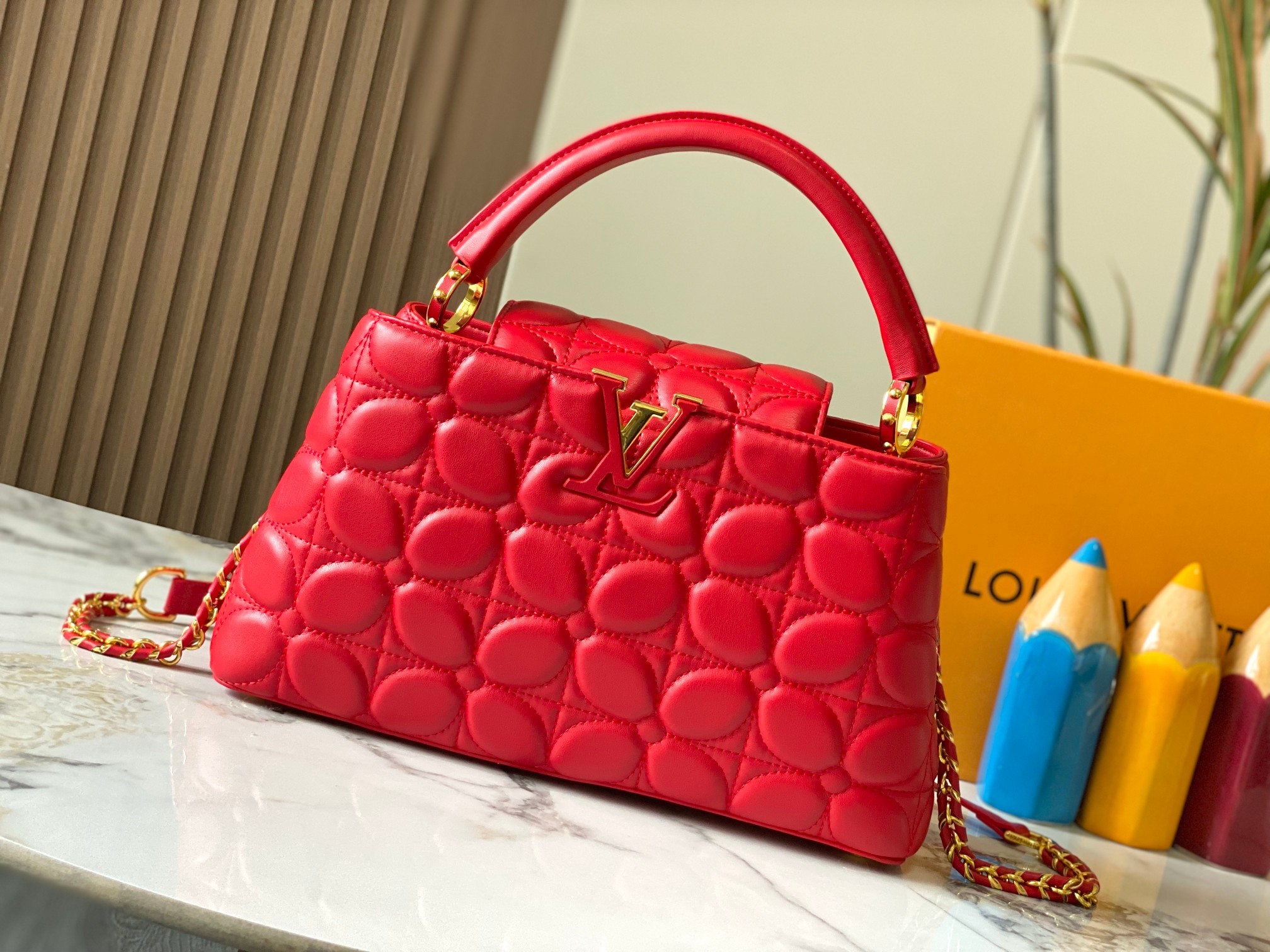 Louis Vuitton Monogram Red Handbag Replica - DEEPREPS