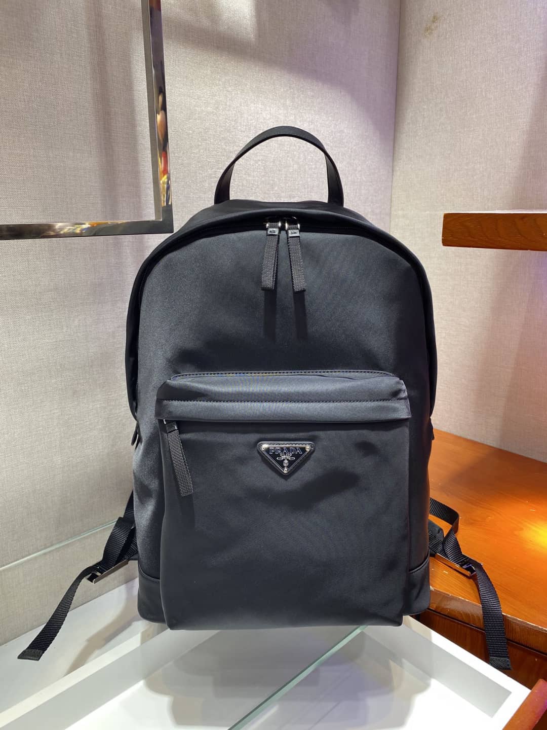 Prada Backpack Dupe Tessuto Zainetto Nylon Leather - DEEPREPS